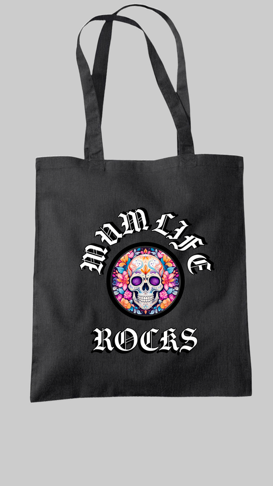 Mum Life Rocks Tote Bag