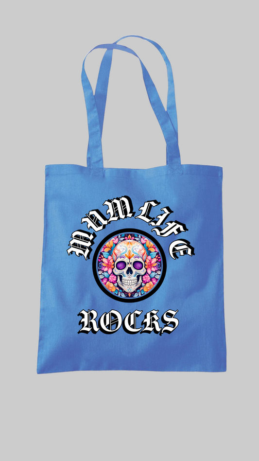 Mum Life Rocks Tote Bag