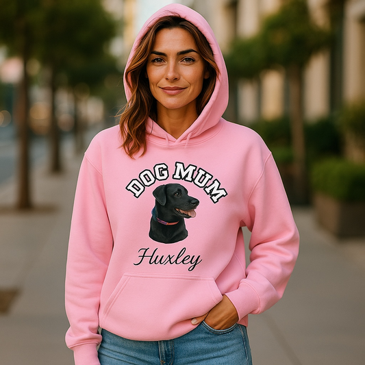 Dog Mum Hoodie (personalised)